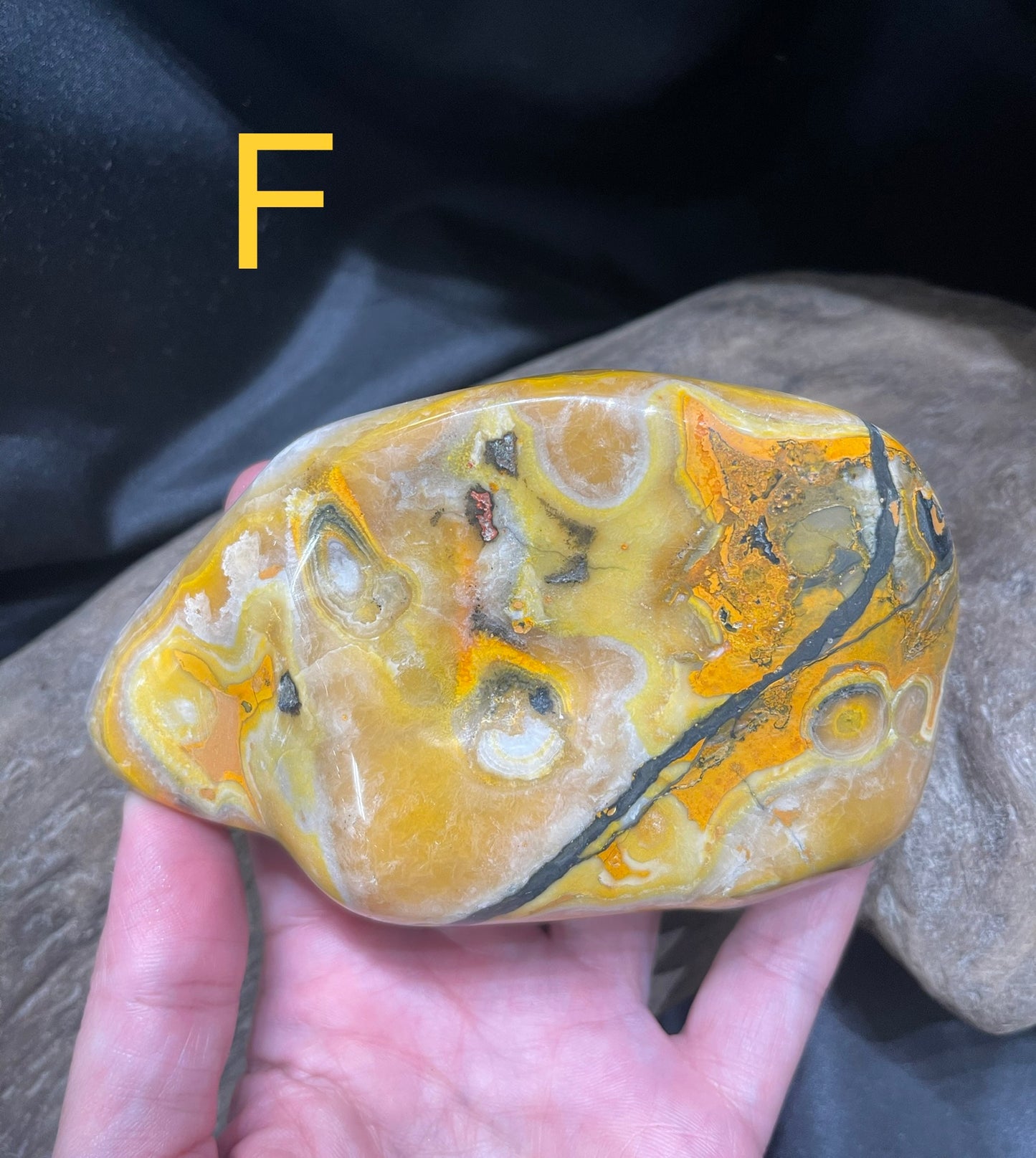 Bumblebee Jasper polished shapes