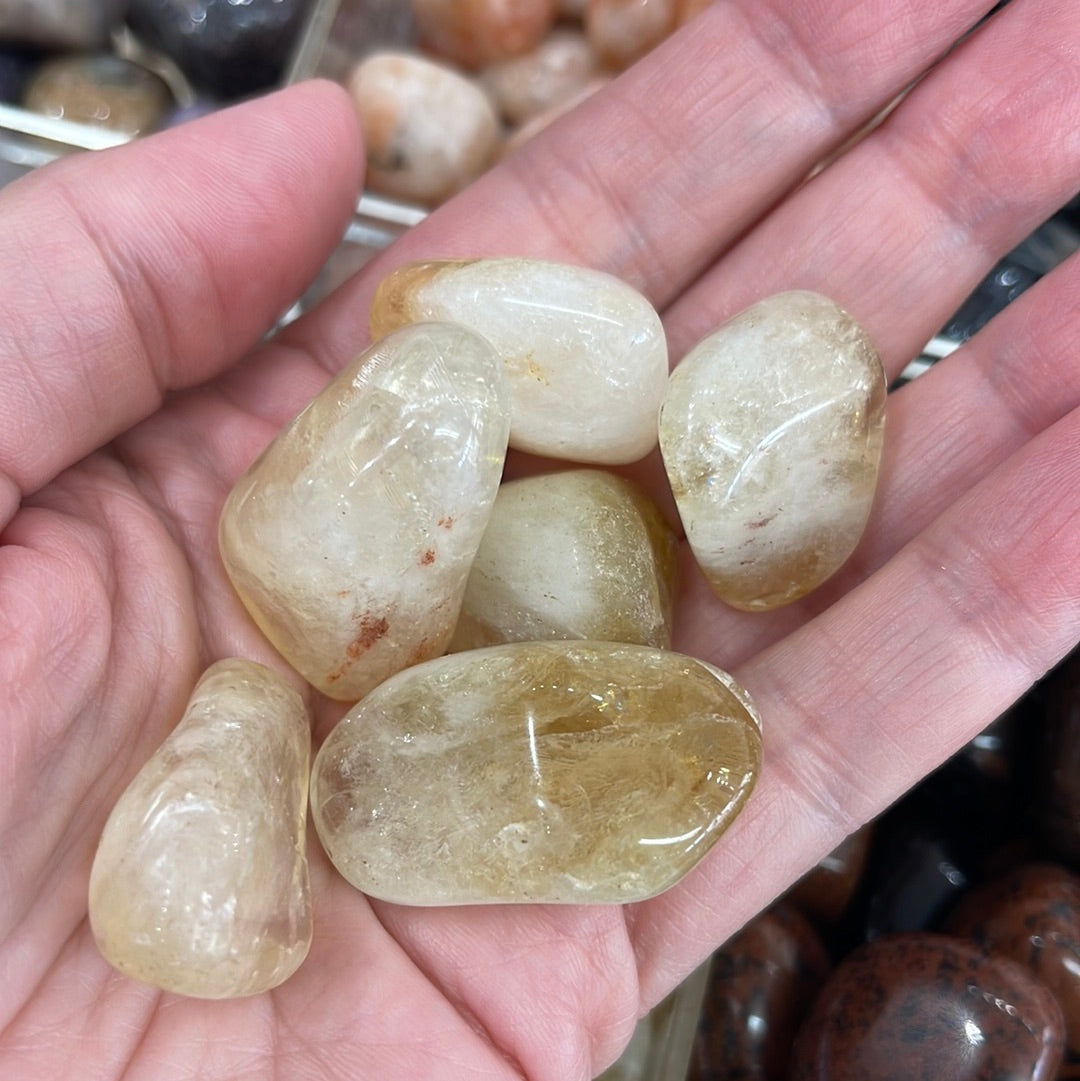 Tumbled Citrine (heat treated)