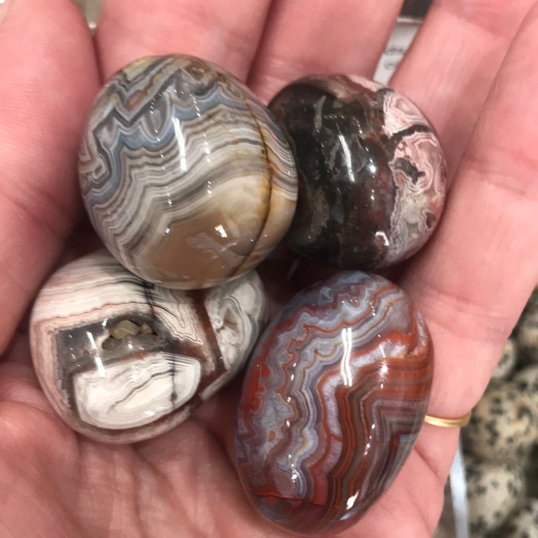 Tumbled Crazy Lace Agate