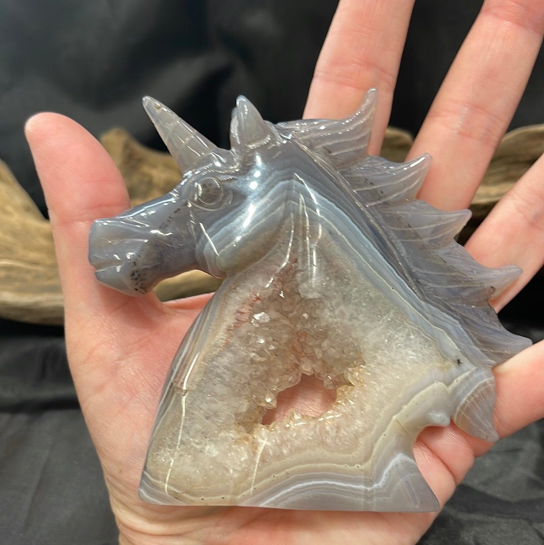 Druzy Agate Unicorn