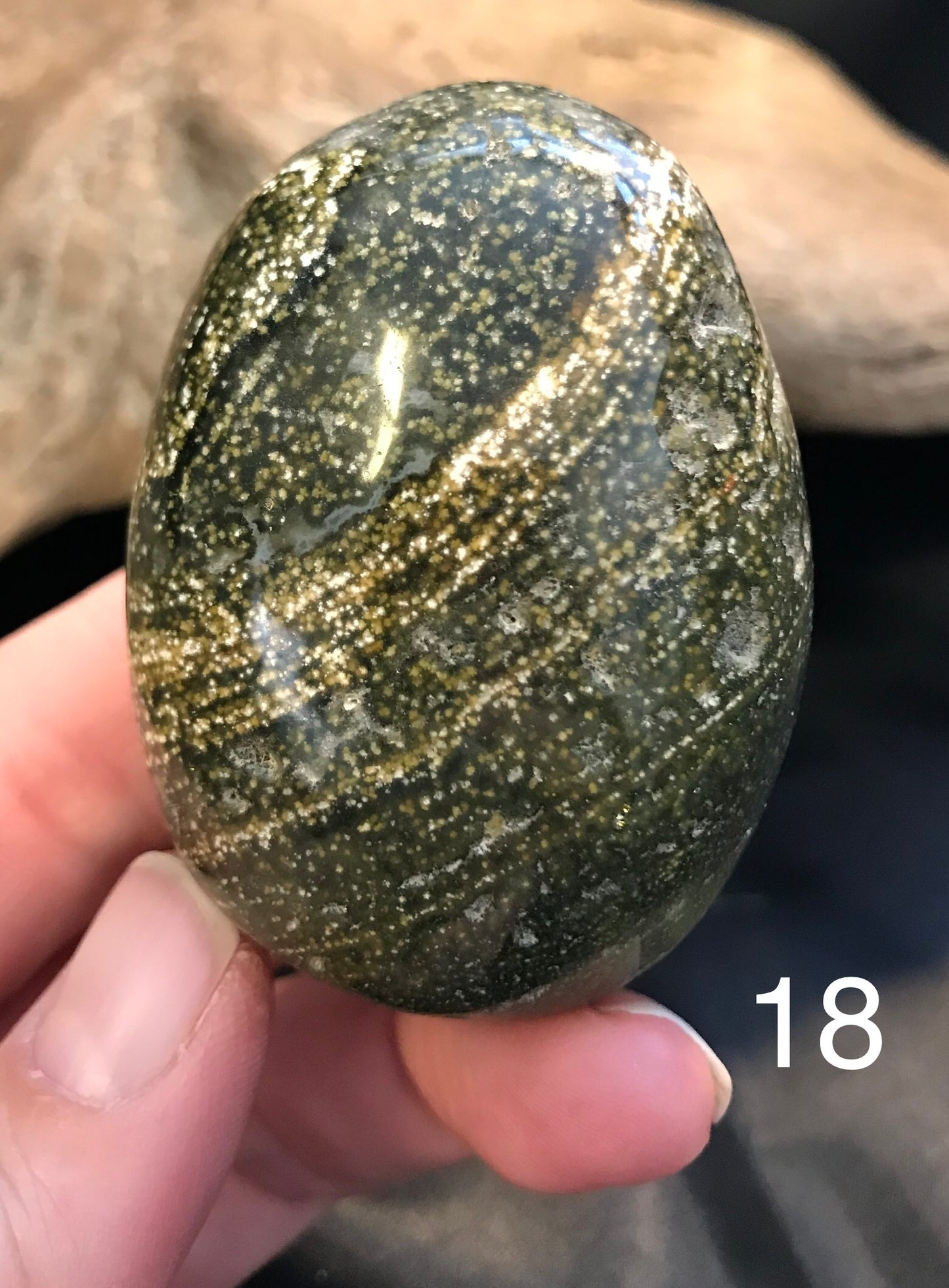 Ocean Jasper palm stones