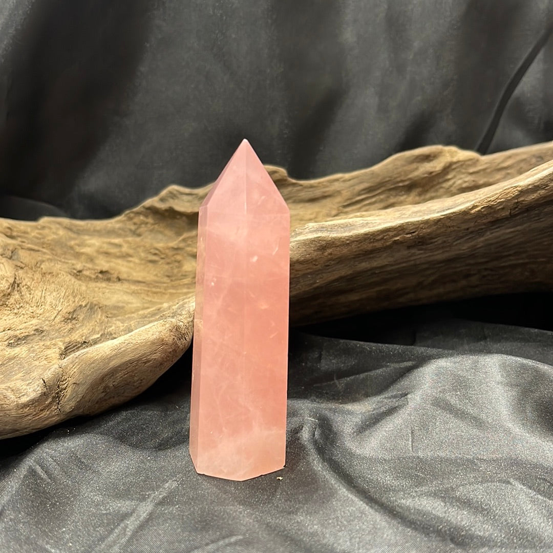 Rose quartz tower