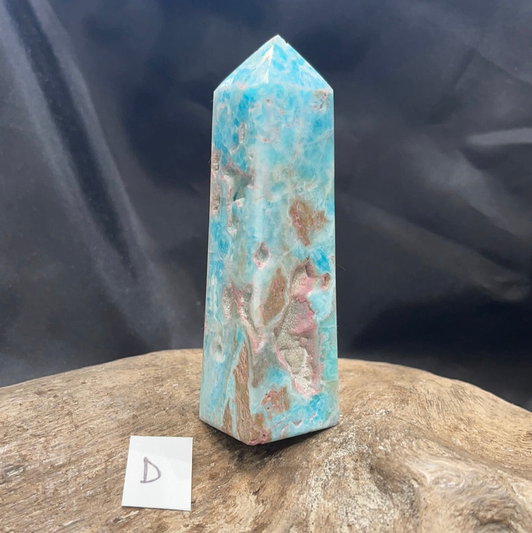 Blue Aragonite Tower