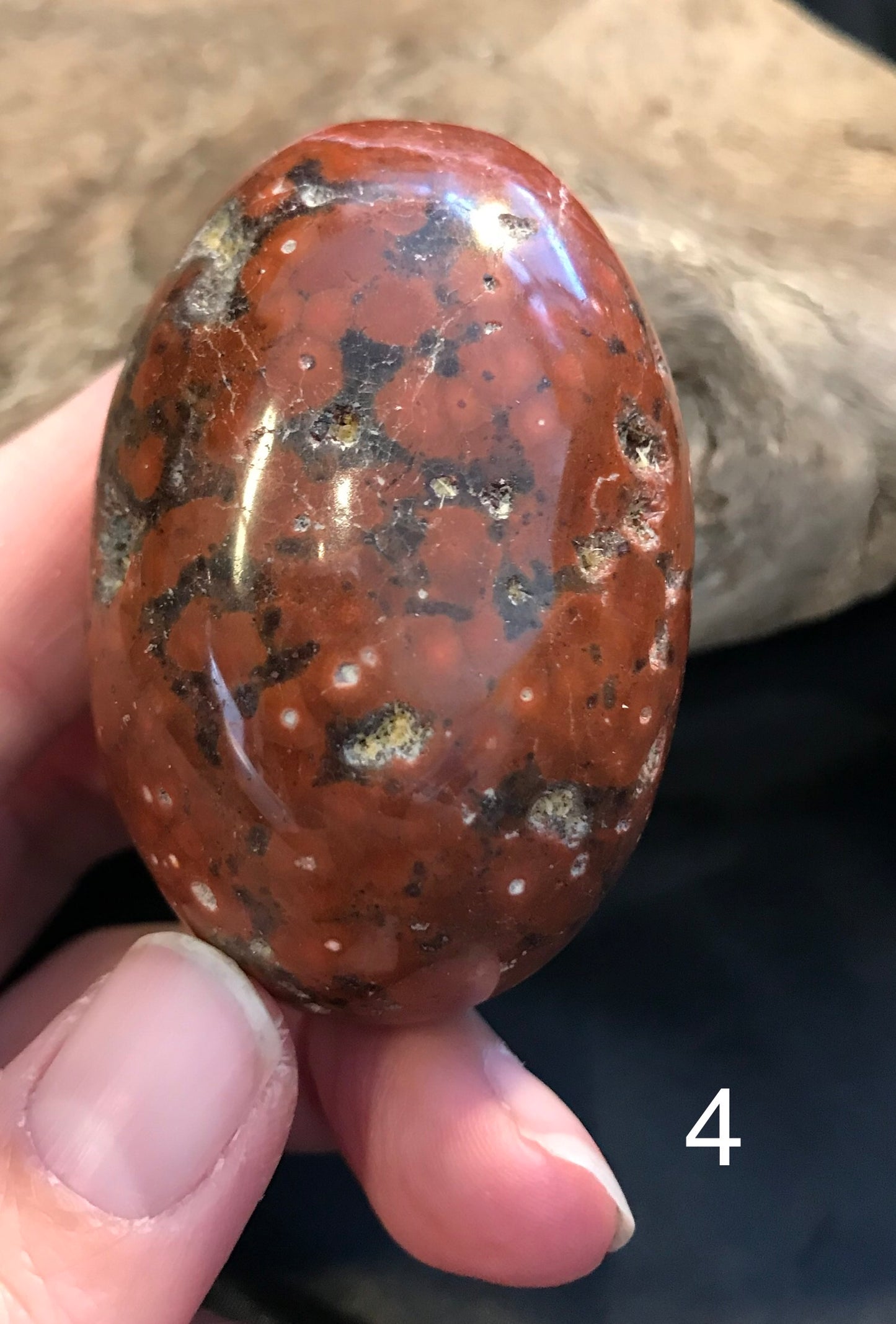 Ocean Jasper palm stones