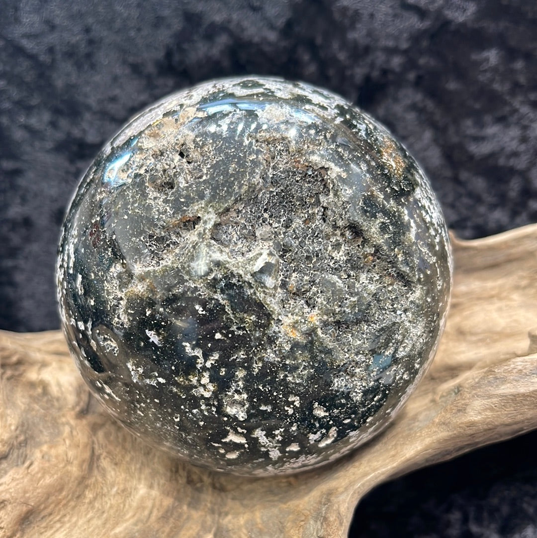 Ocean jasper jumbo hearts and spheres