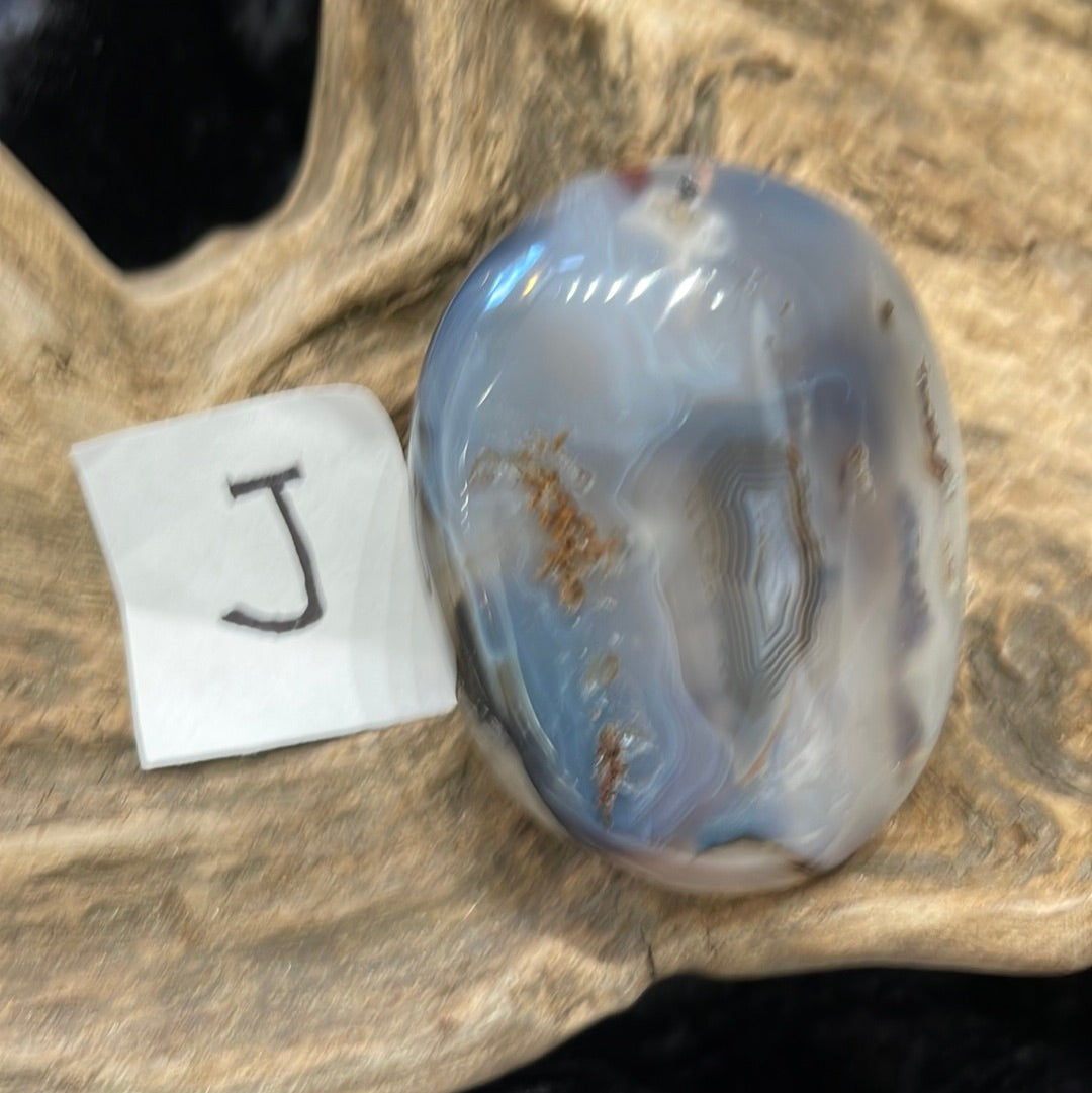 Dendritic Agate palm stone