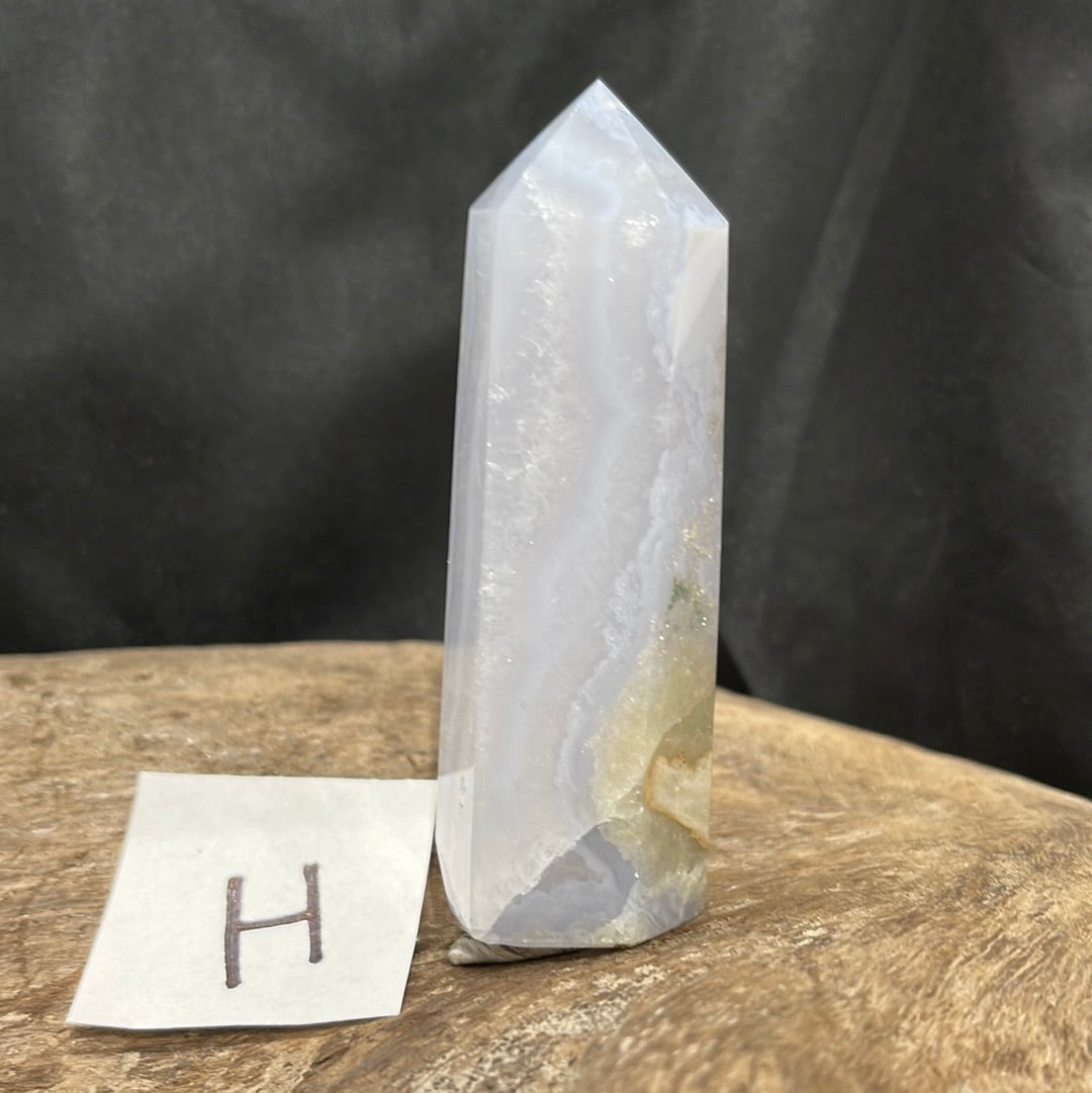 Blue Lace Agate tower