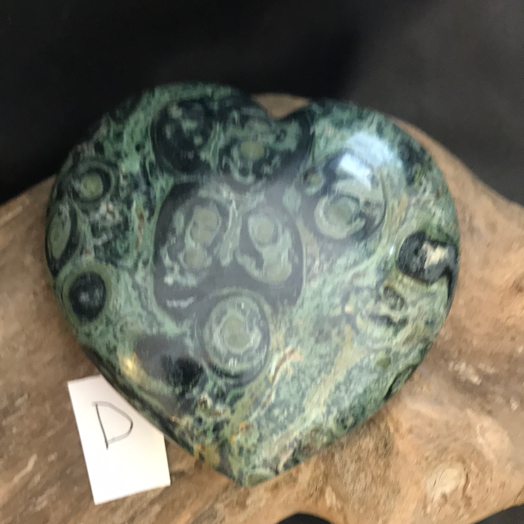 Kambaba “jasper” heart