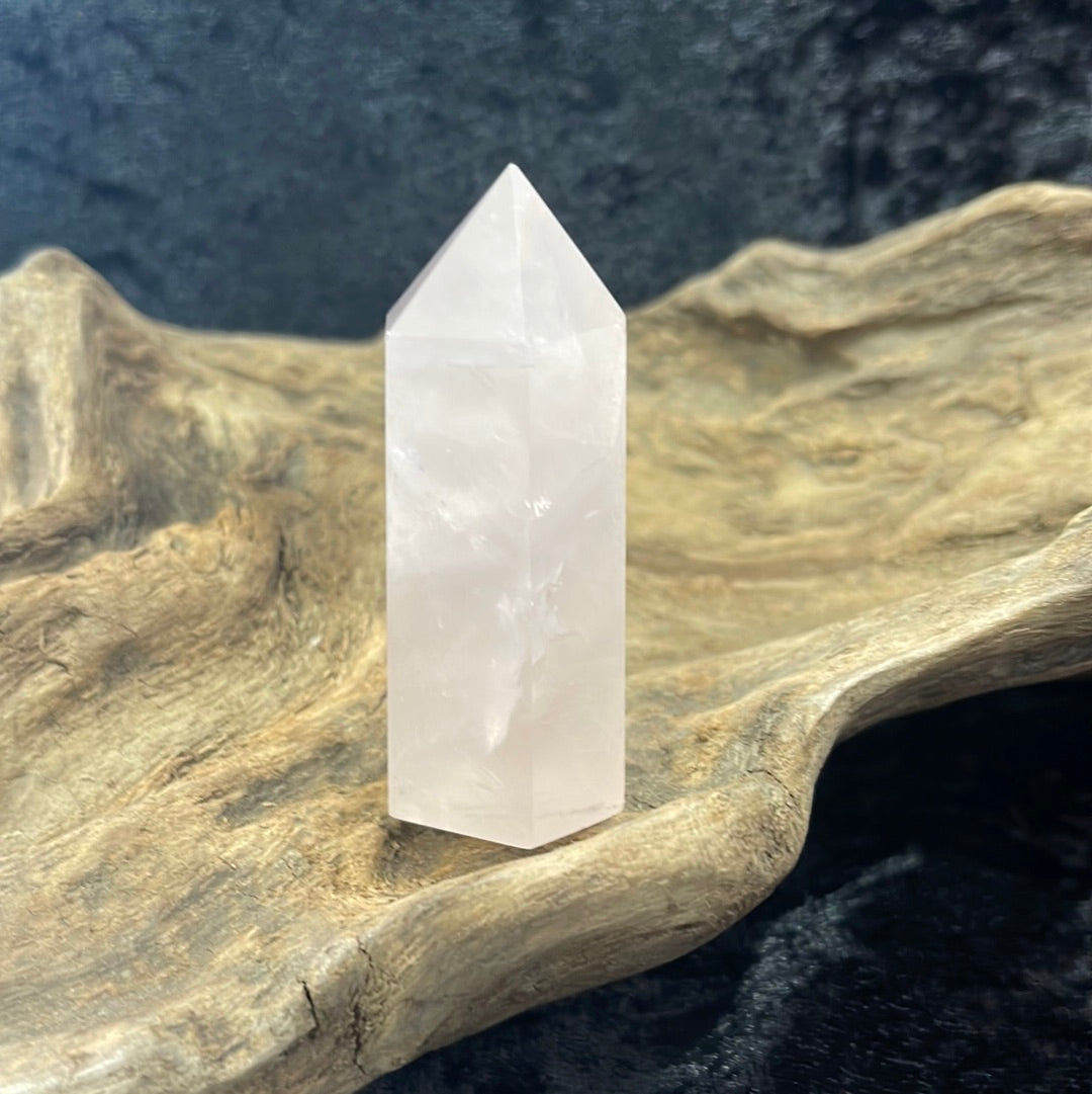 Rose quartz tower
