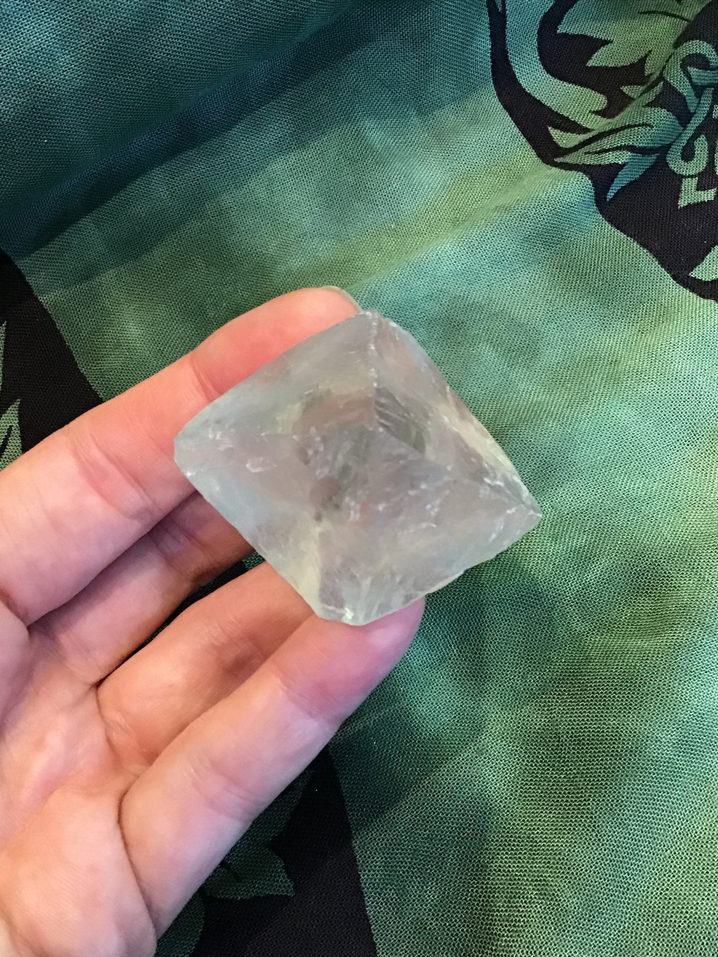 Fluorite octahedron