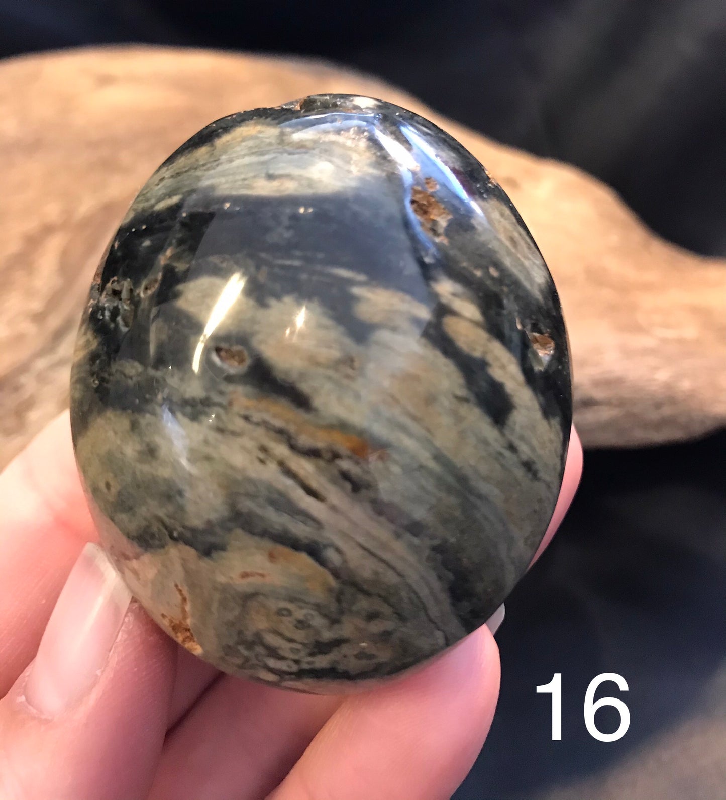 Ocean Jasper palm stones