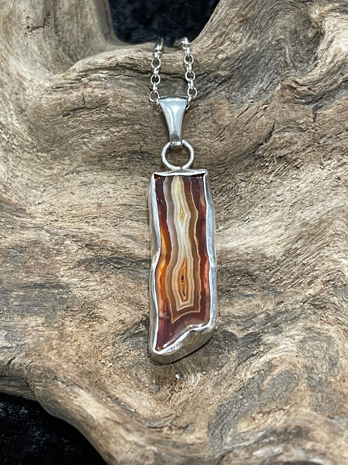 Handmade Silver Gemstone Pendants
