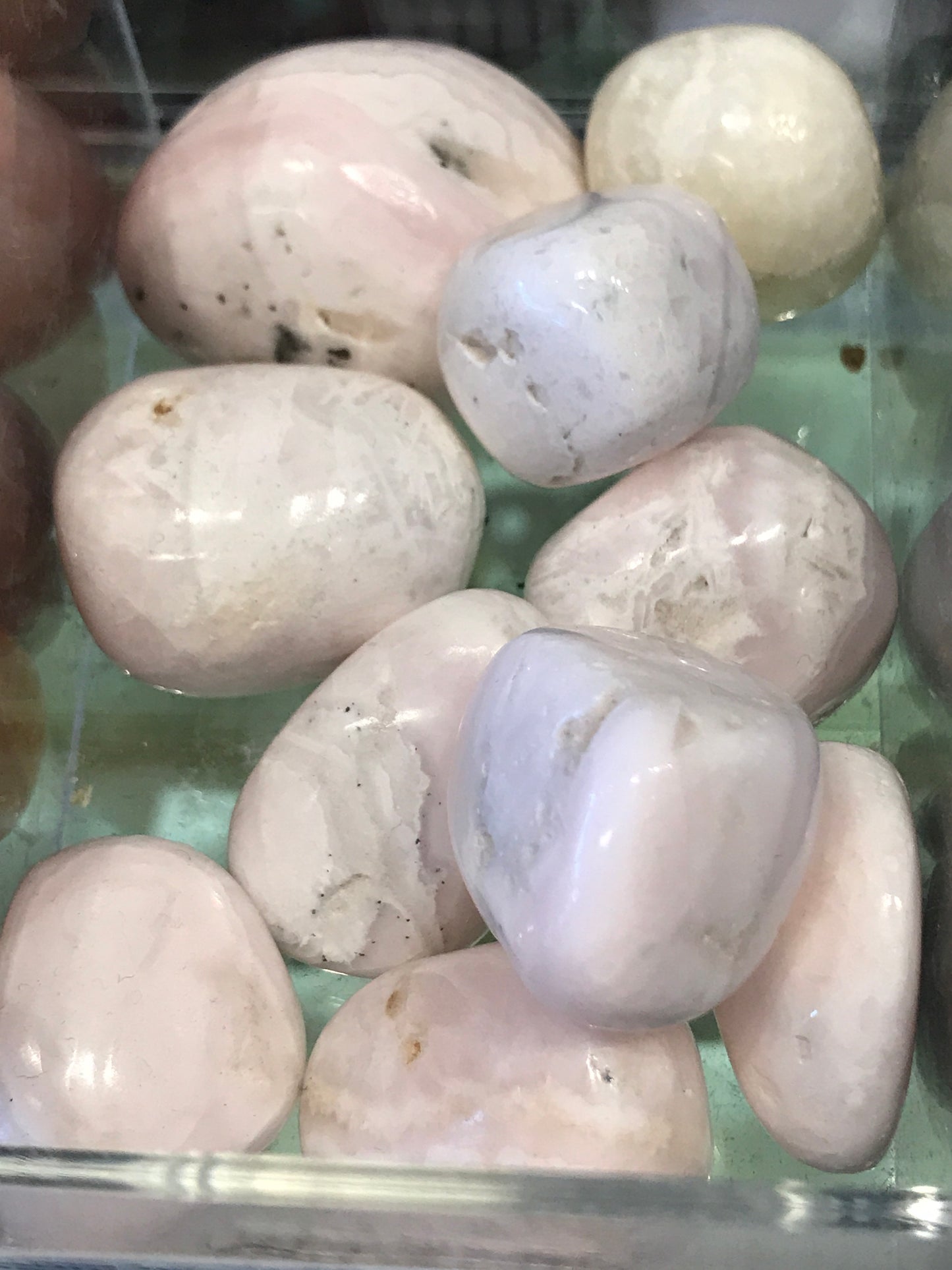 Tumbled Pink Mangano Calcite