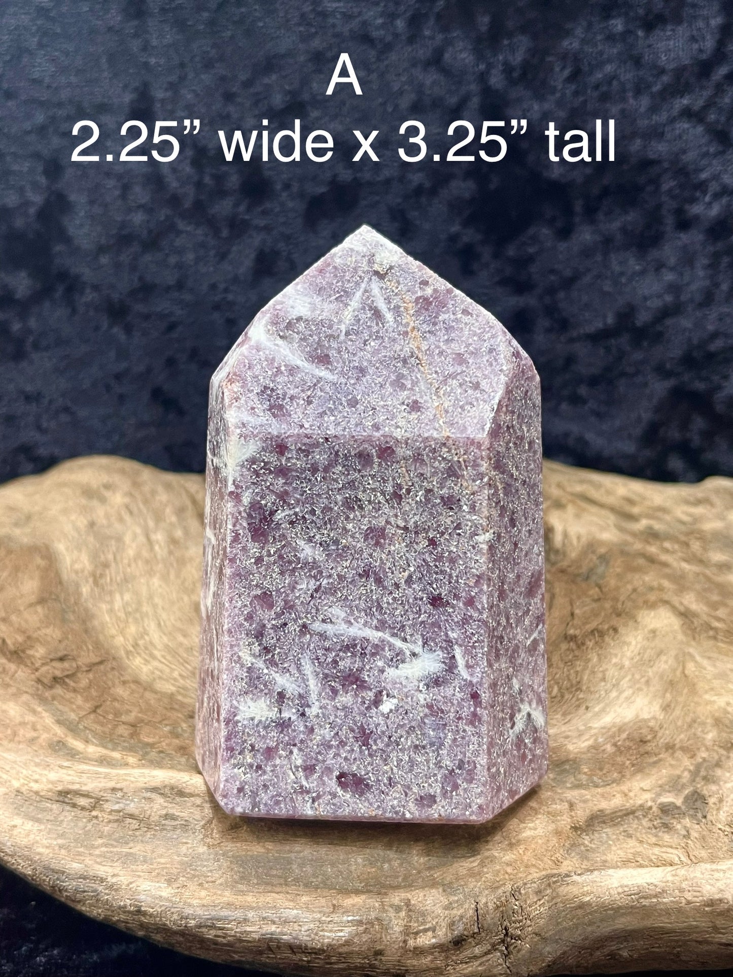 Lepidolite tower