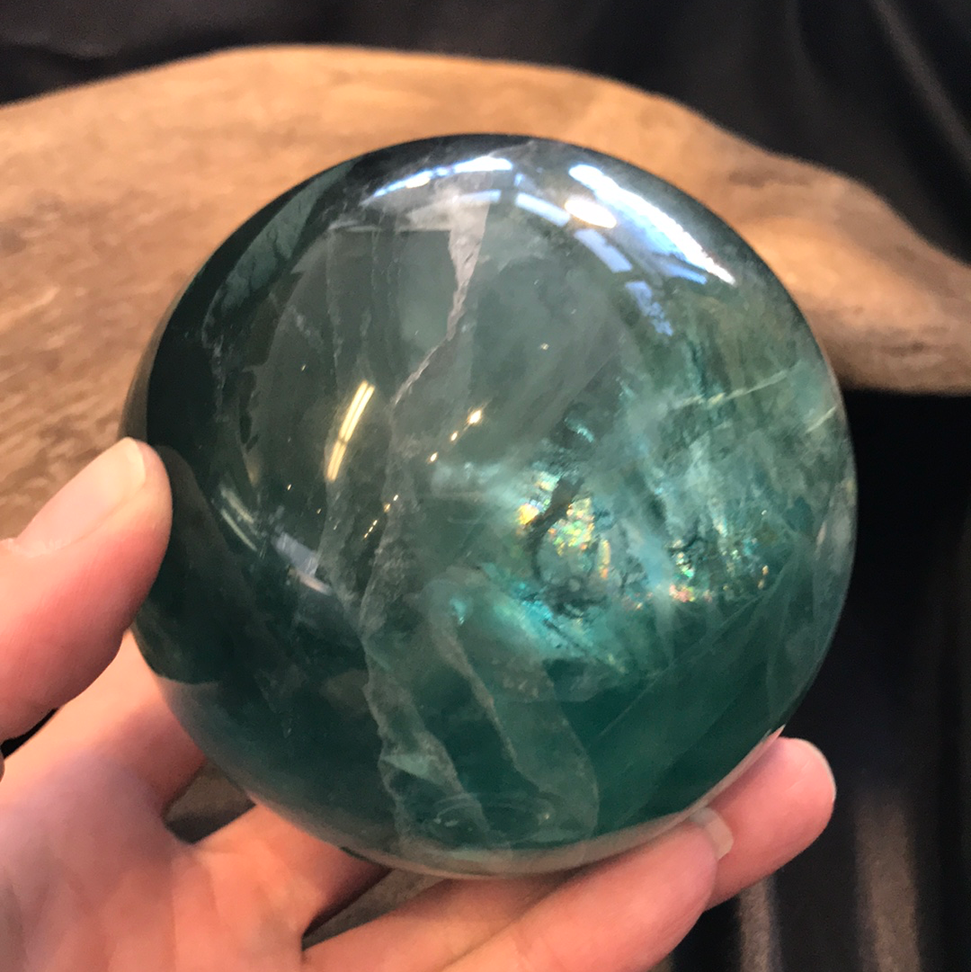 Fluorite sphere