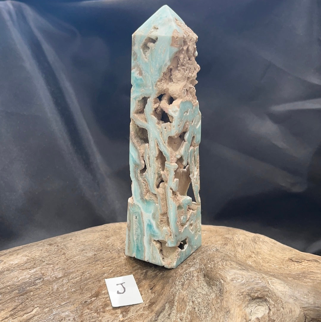 Blue Aragonite Tower