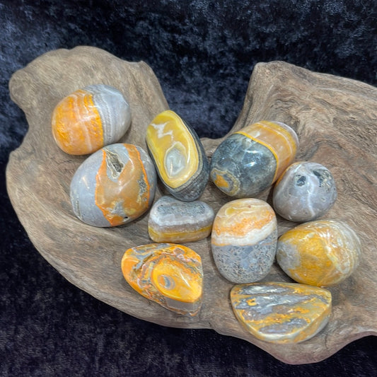 Tumbled Bumblebee Jasper