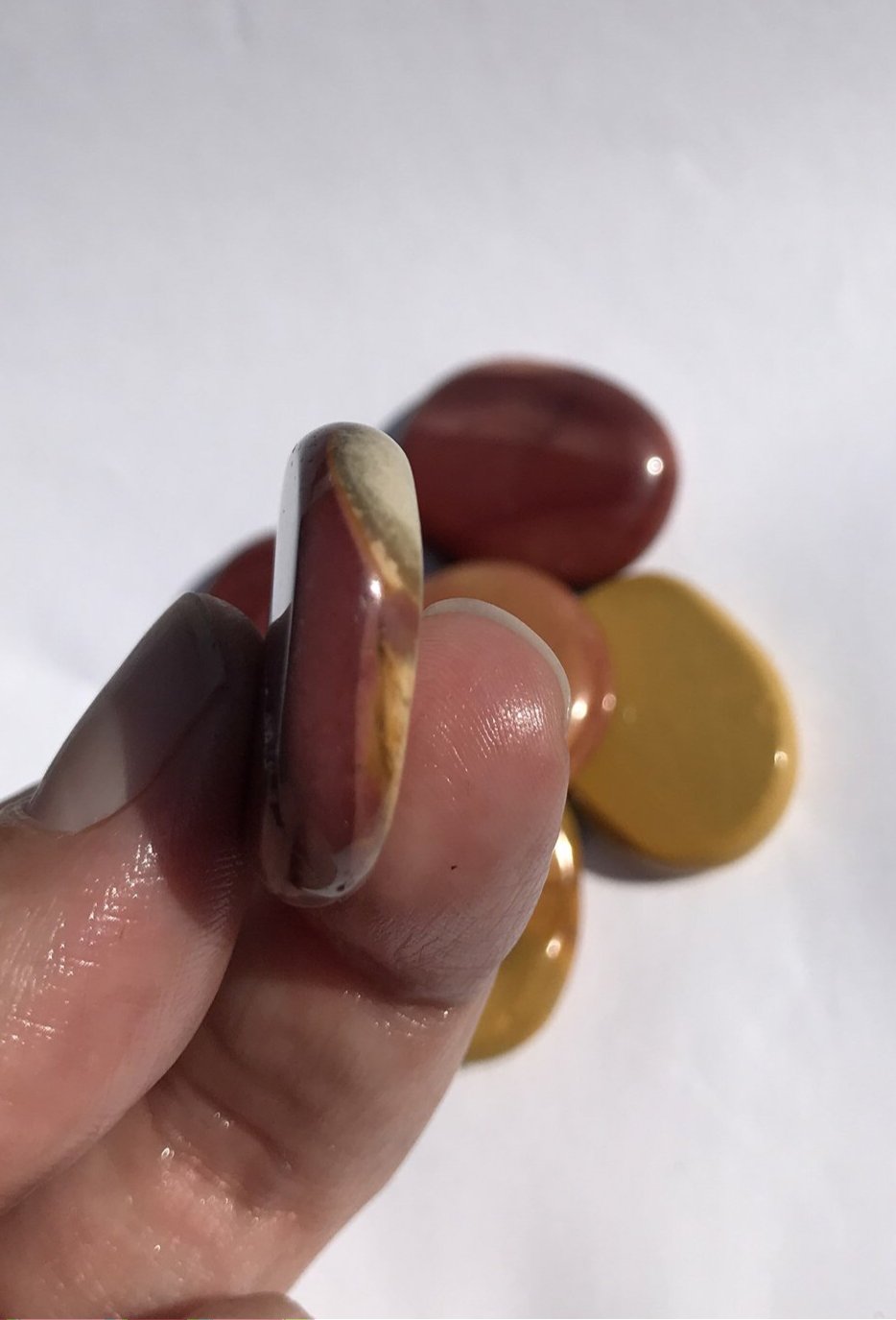 Mookaite Jasper disk small