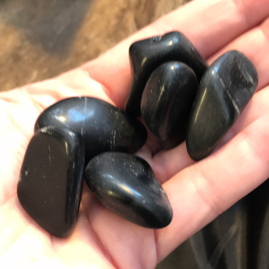 Tumbled Black Obsidian