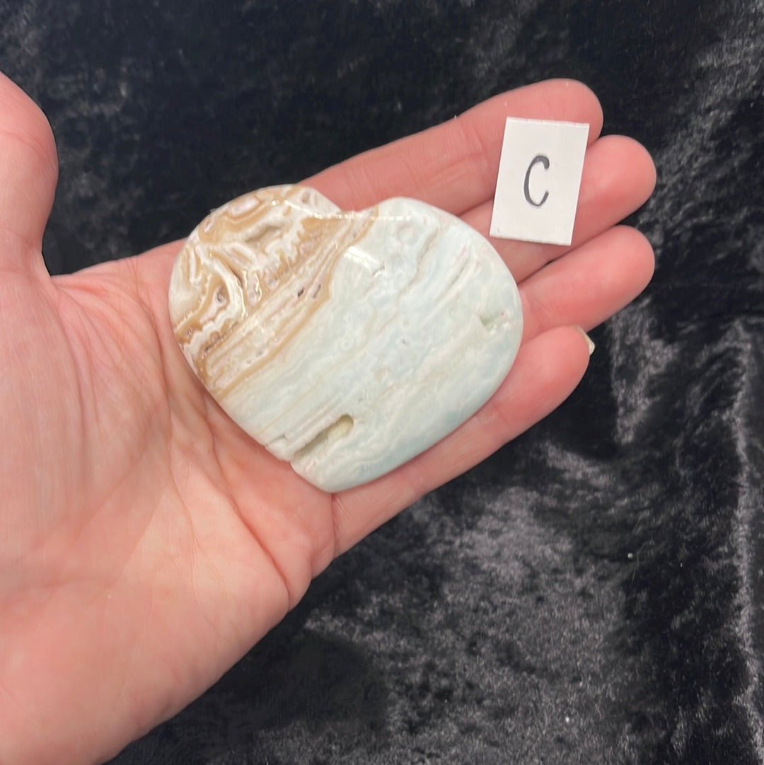 Caribbean Calcite Heart