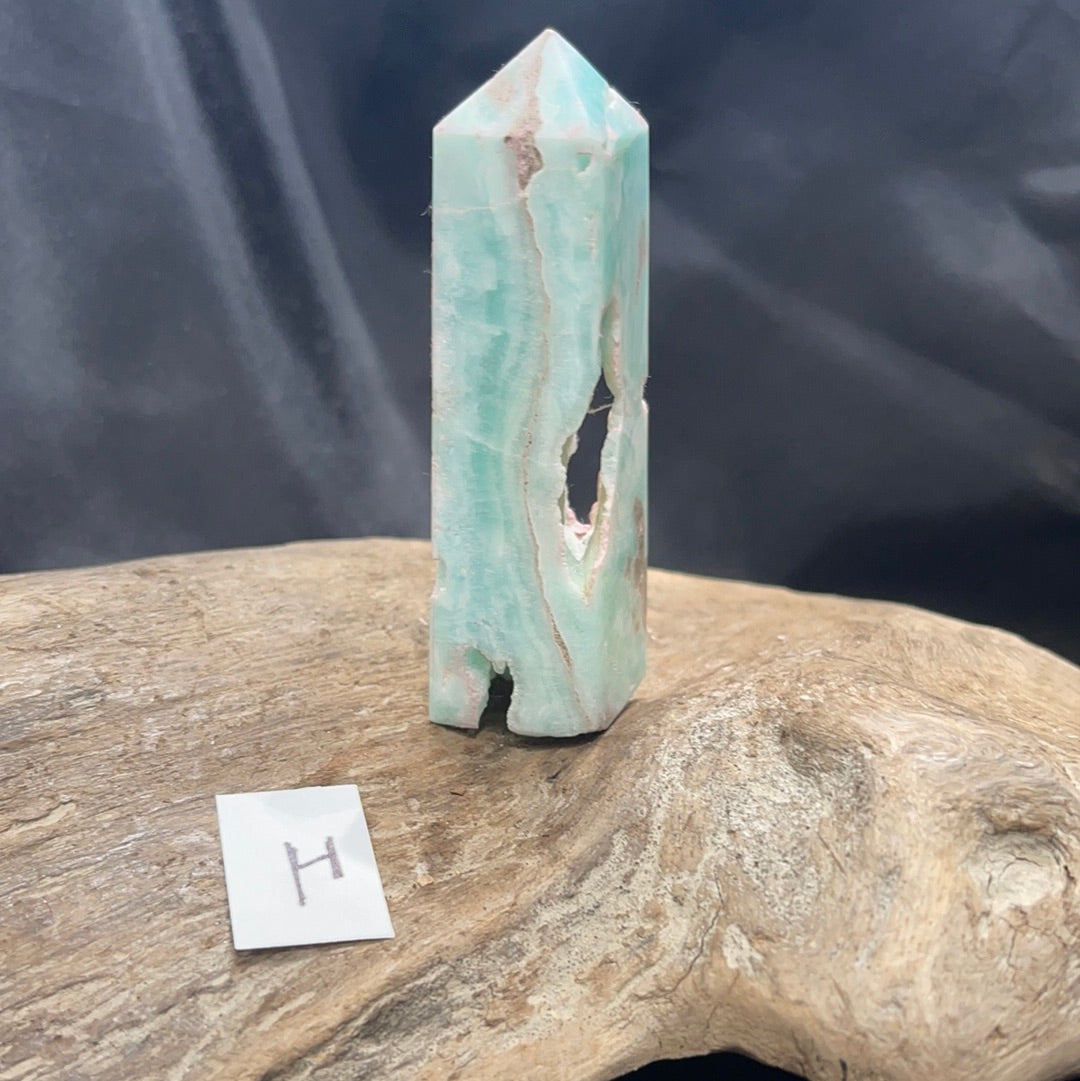 Blue Aragonite Tower
