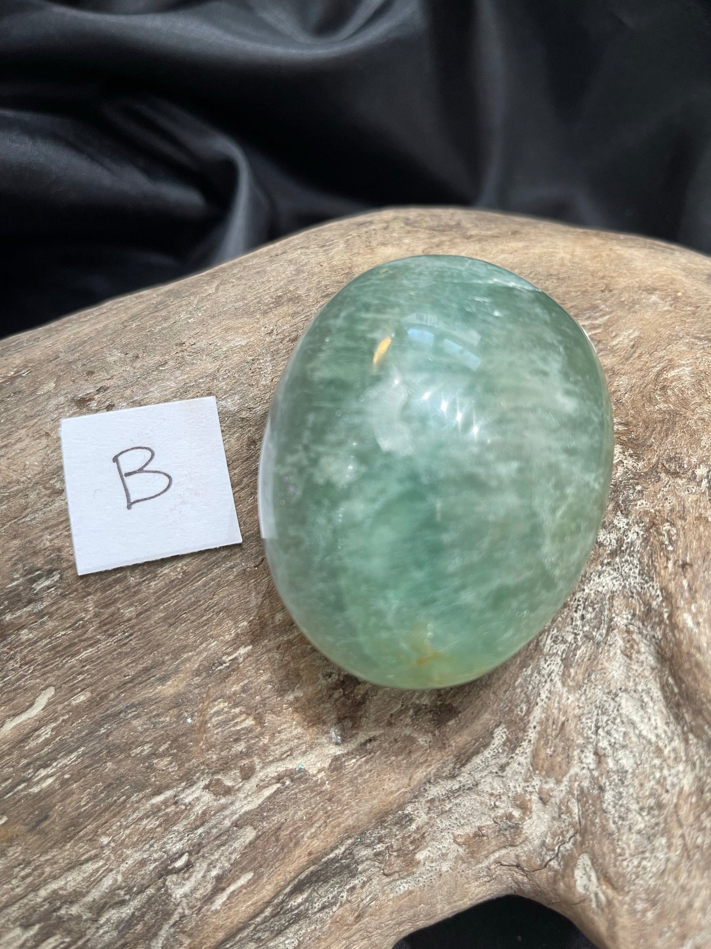 Fluorite Palm Stone
