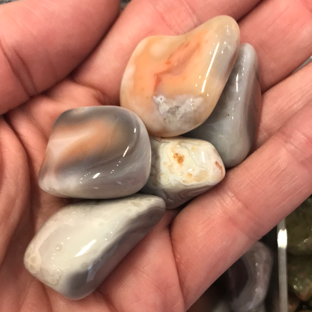 Tumbled Botswana agate