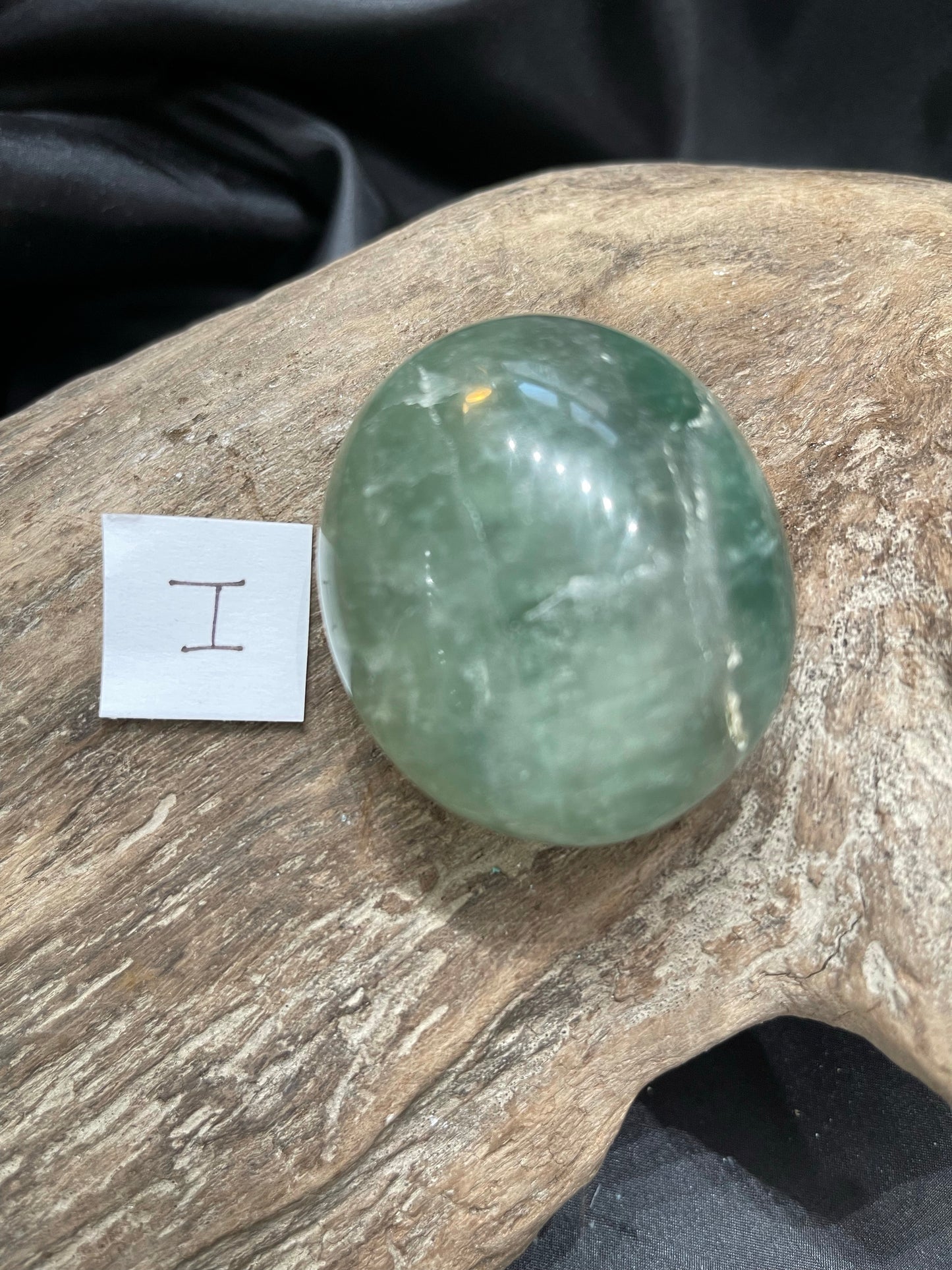 Fluorite Palm Stone