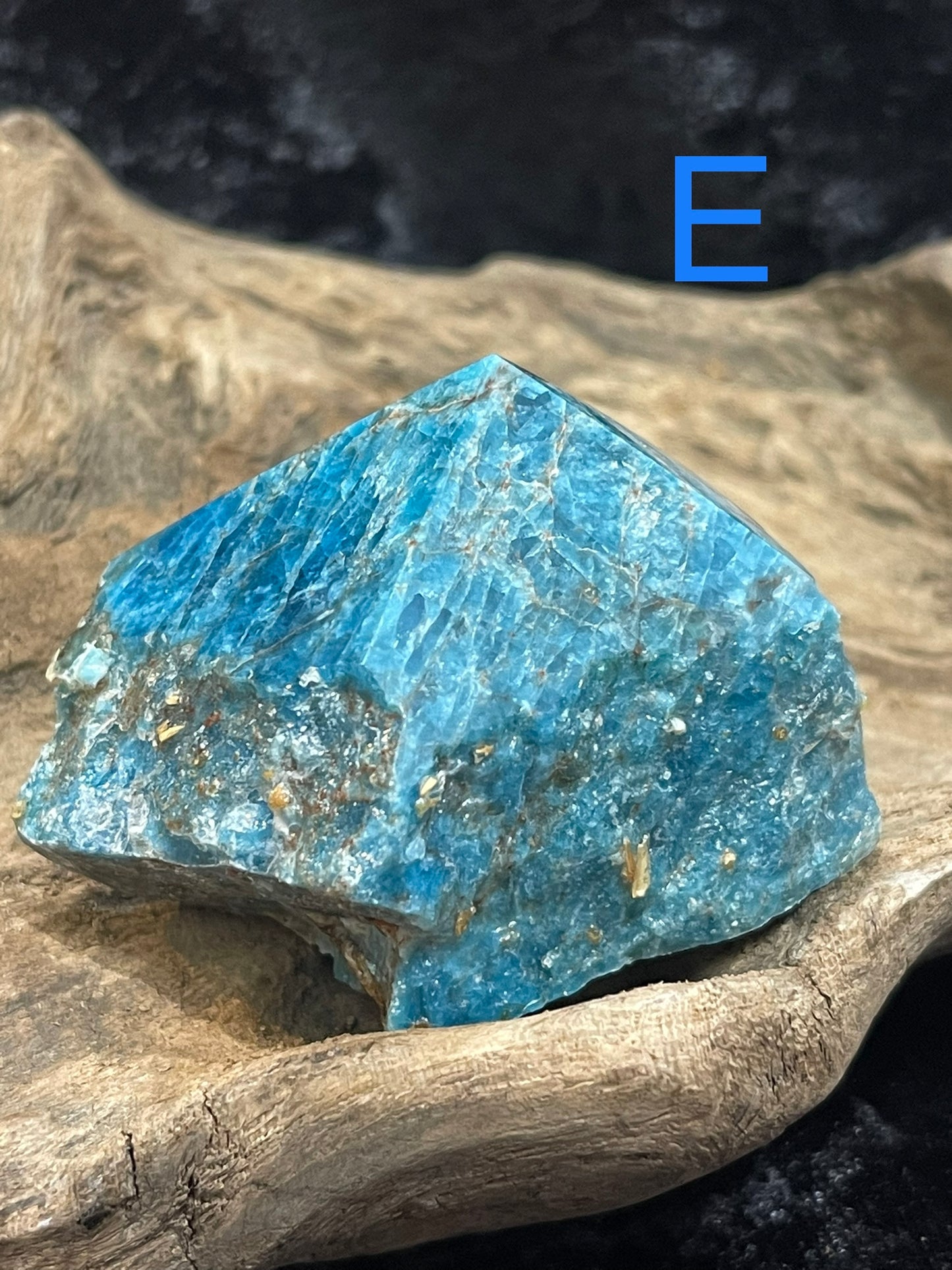 Apatite half polished points