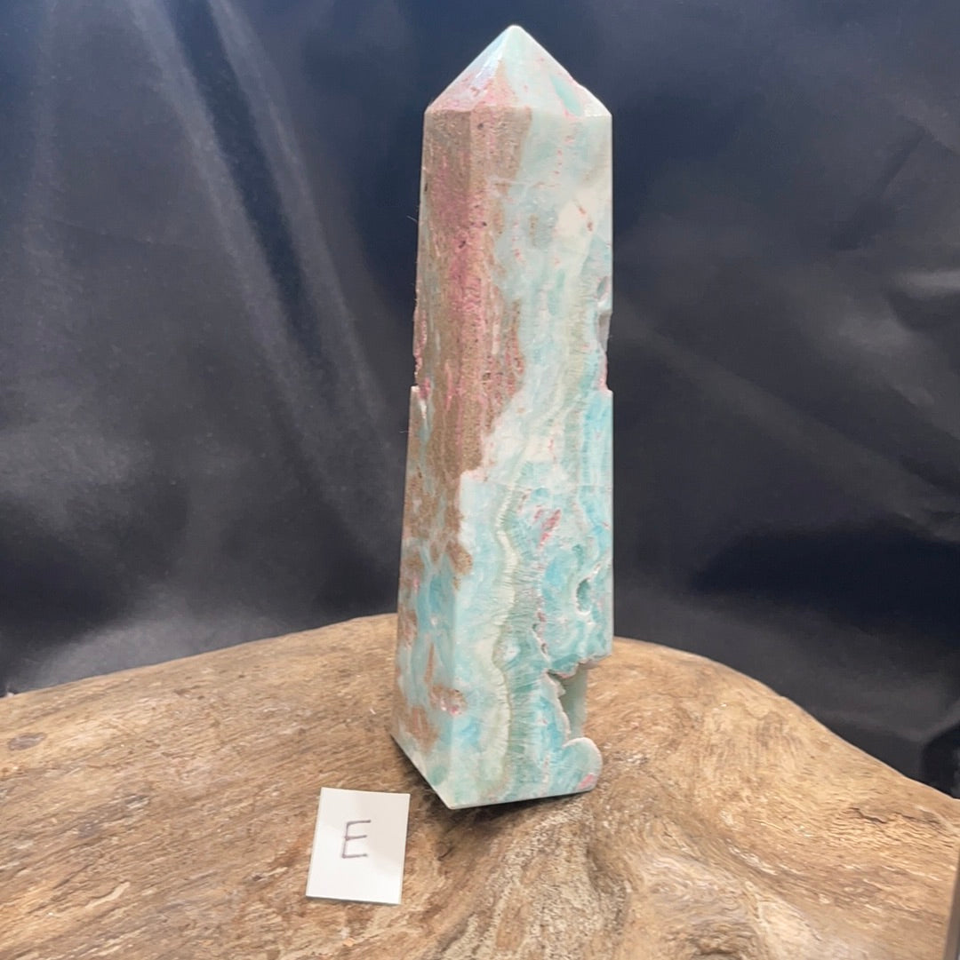 Blue Aragonite Tower