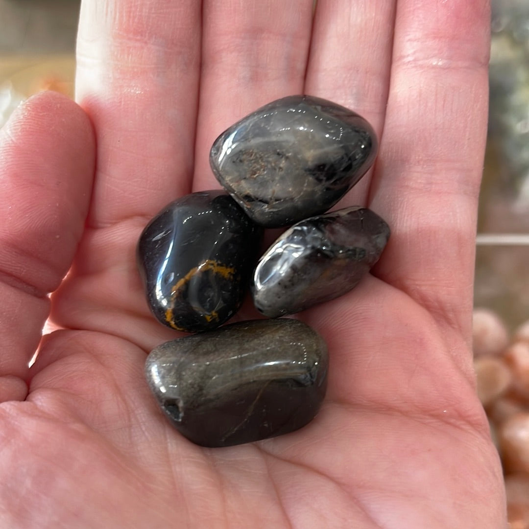 Tumbled Black Onyx