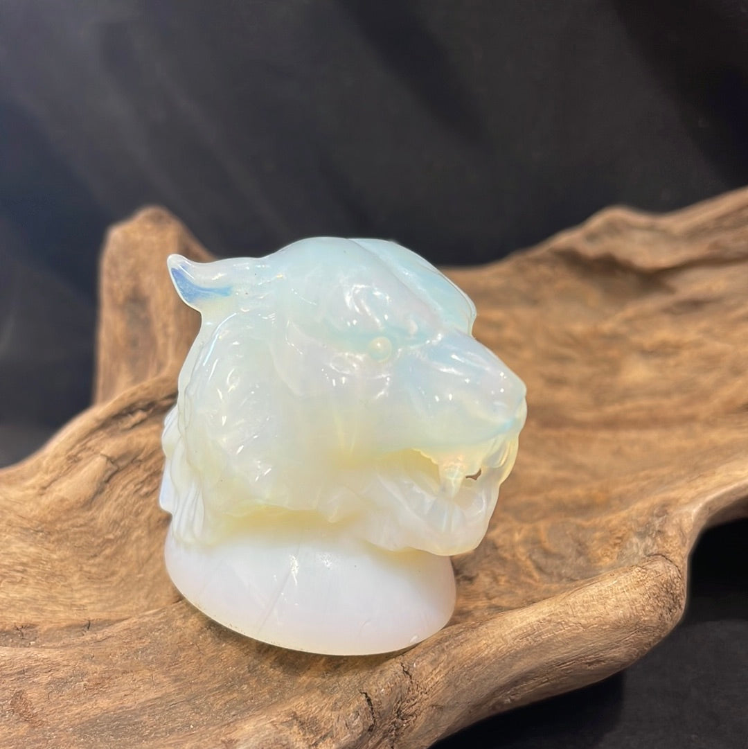 Gemstone tiger head
