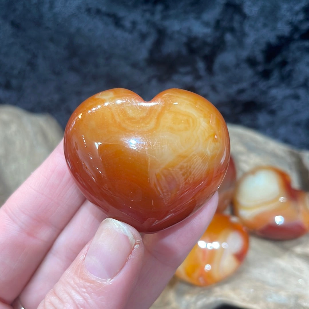 Carnelian hearts