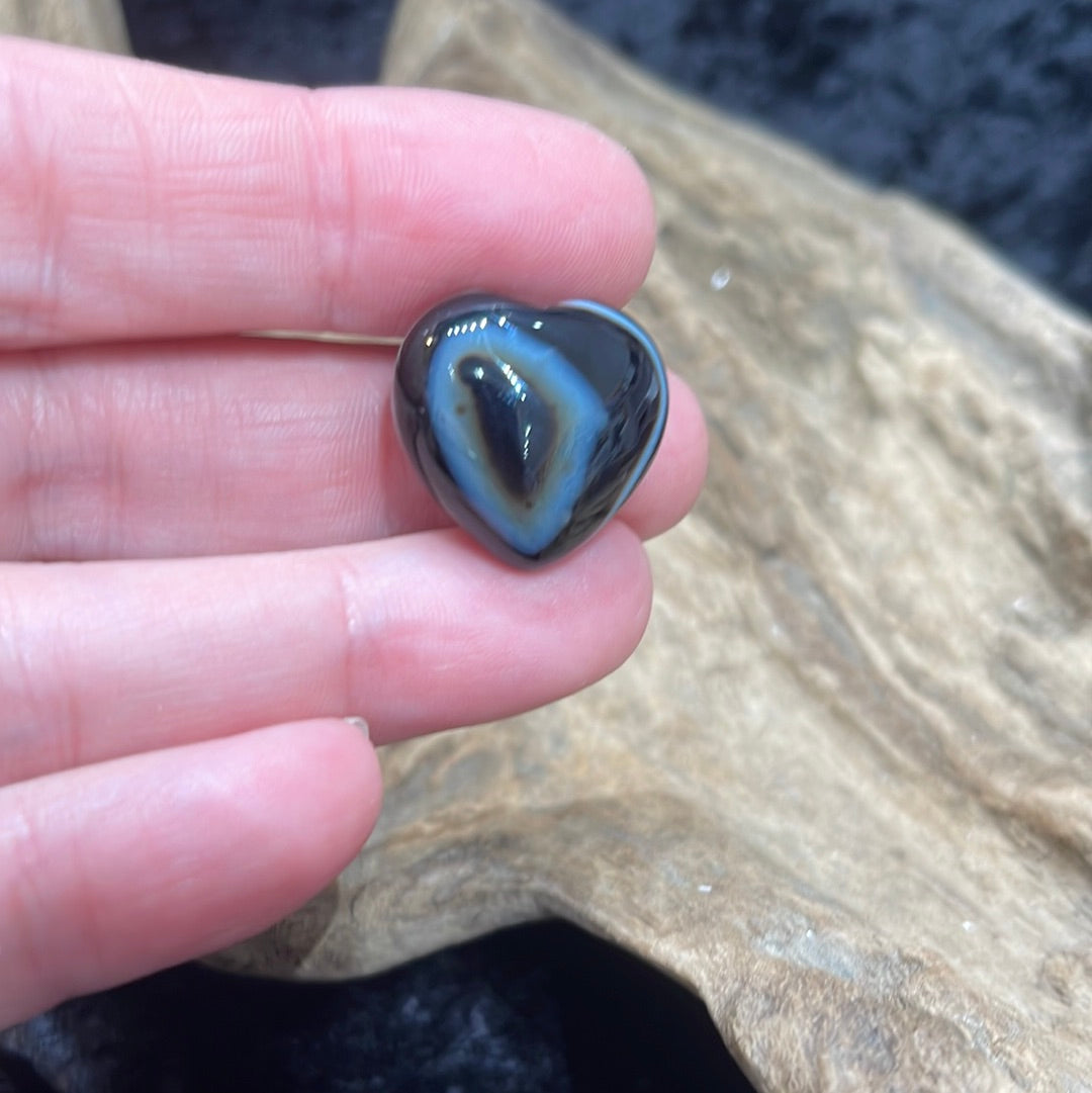 Small gemstone hearts