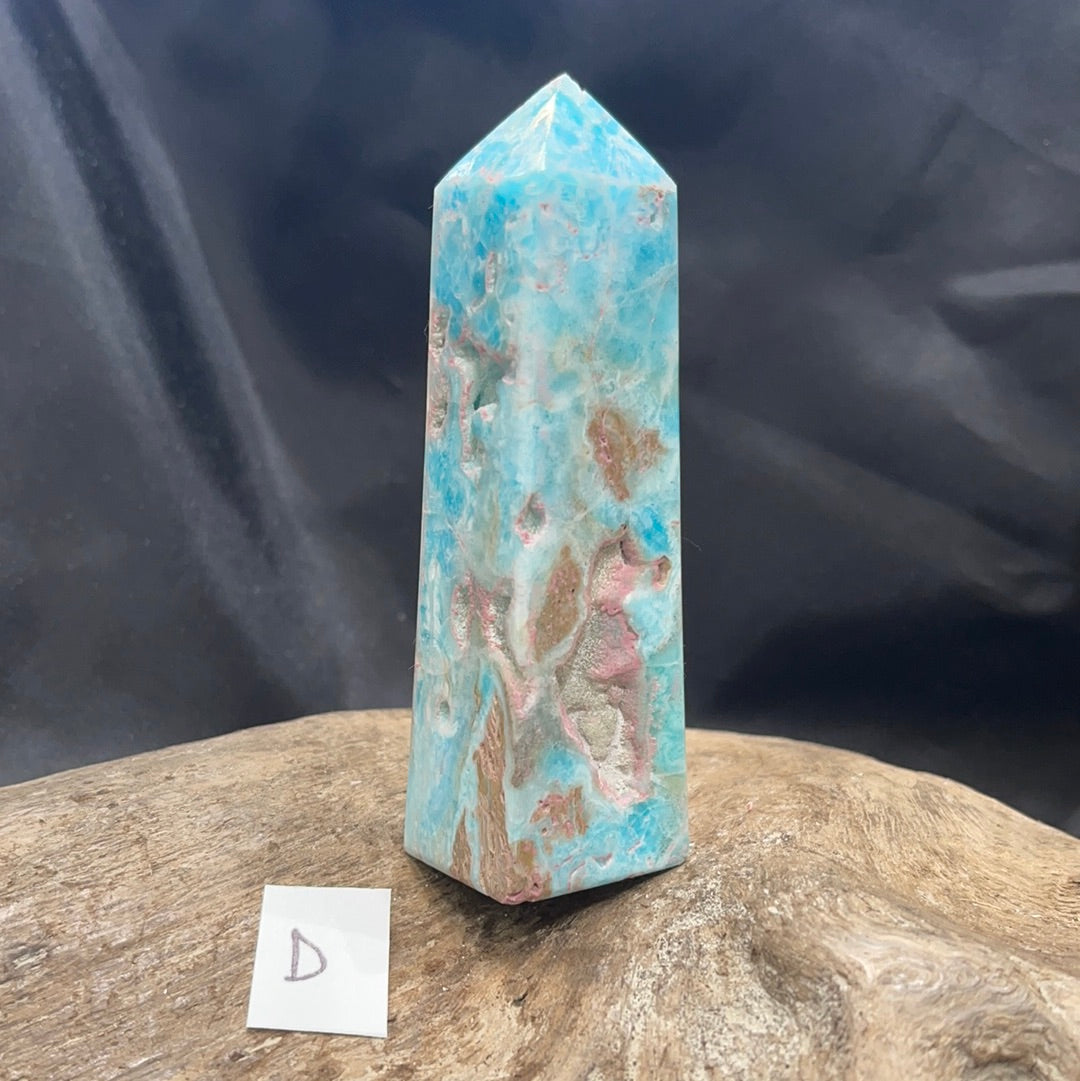 Blue Aragonite Tower