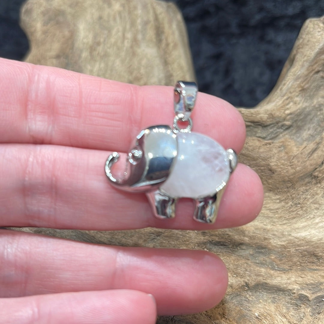Bezel set crystal pendants
