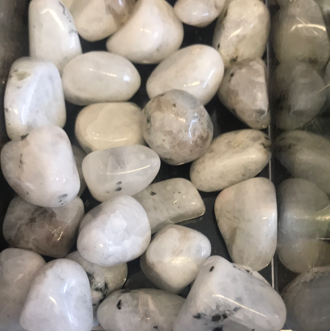 Tumbled Rainbow Moonstone