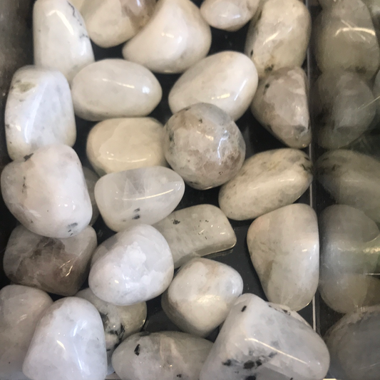 Tumbled Rainbow Moonstone