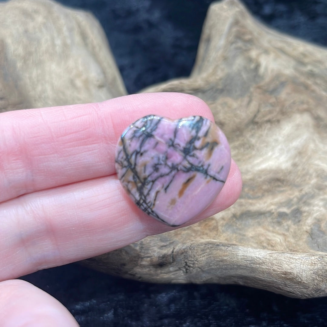 Assorted gemstone hearts