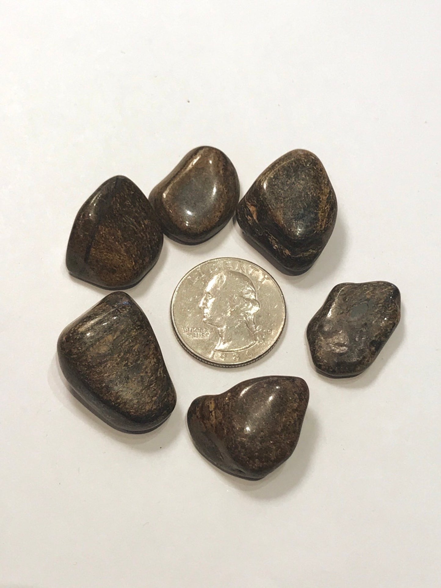 Tumbled Bronzite