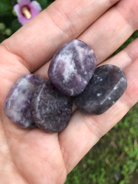 Lepidolite disk small