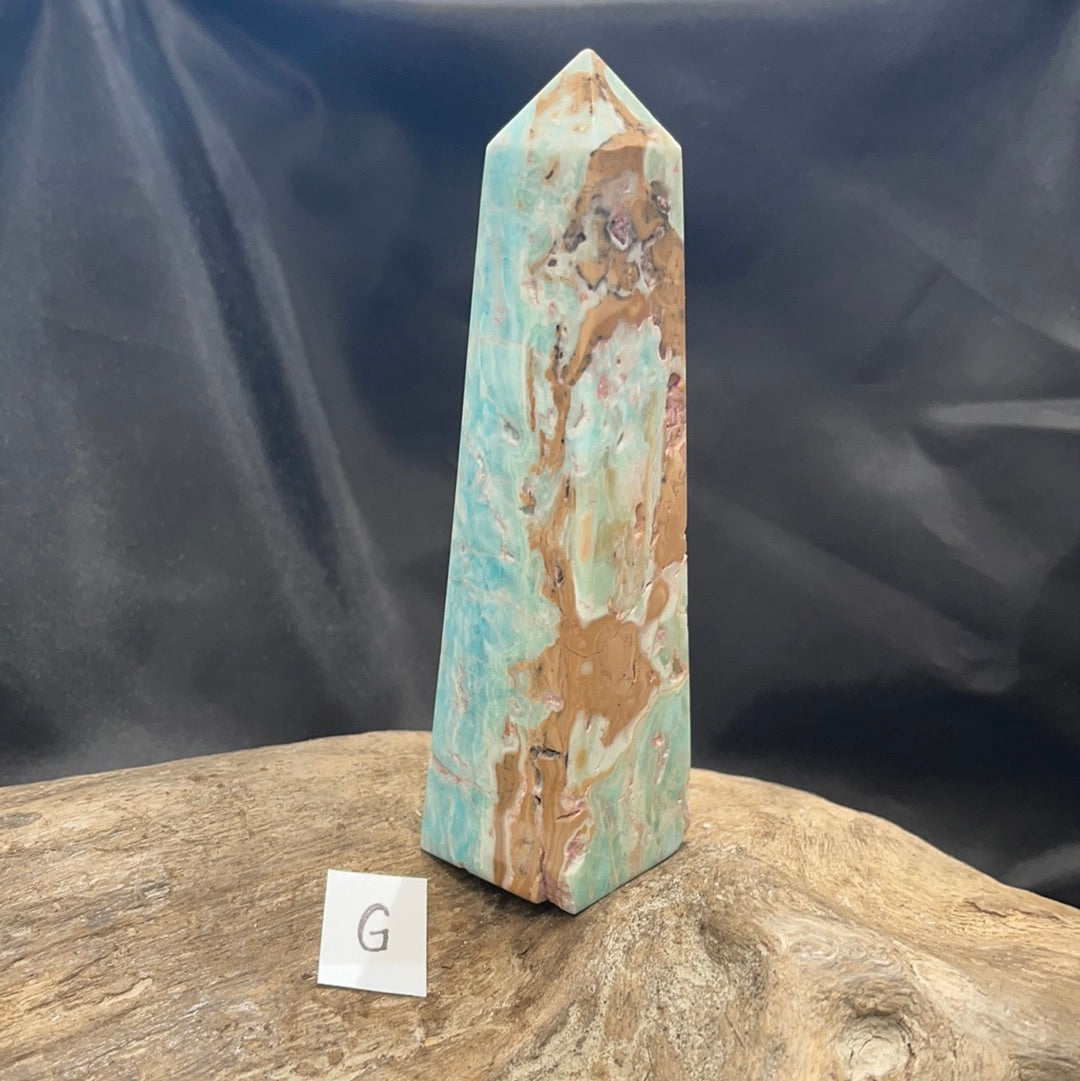 Blue Aragonite Tower