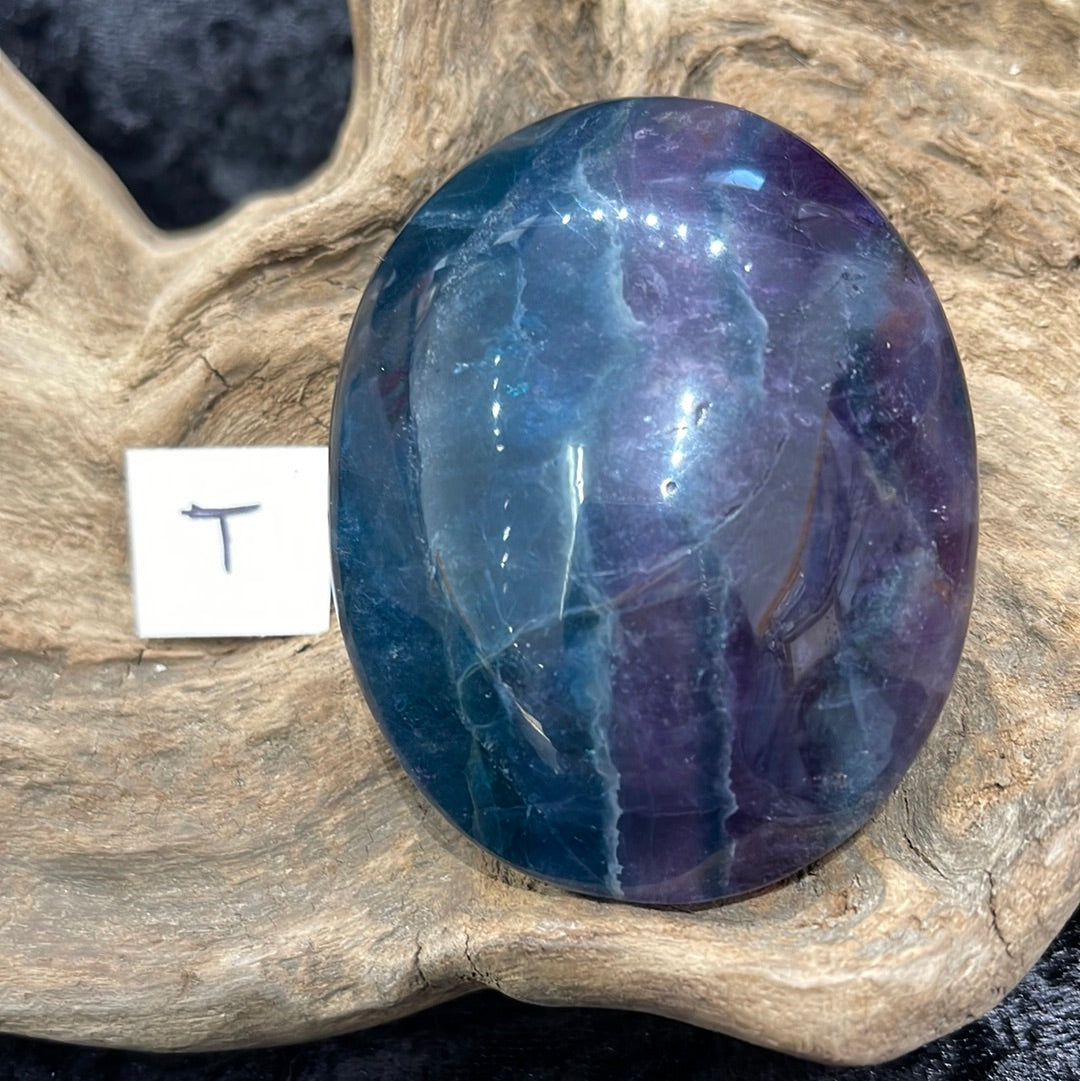 Fluorite Palm Stone