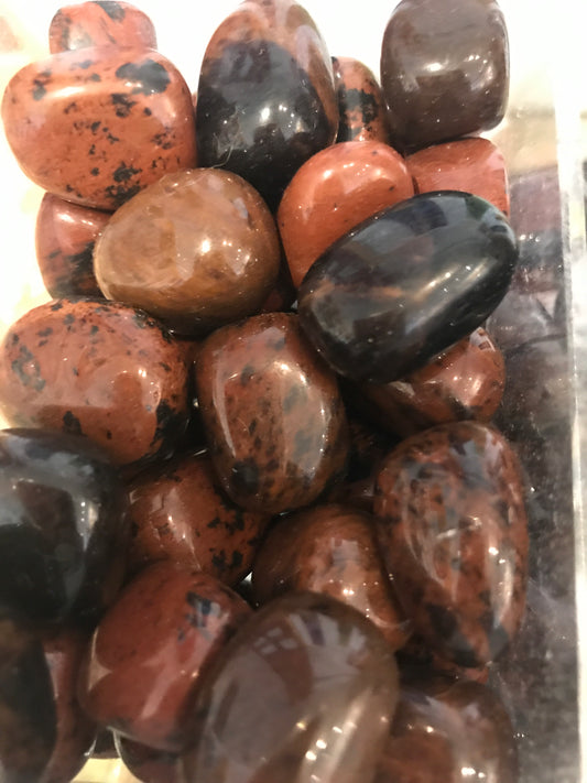 Tumbled Mahogany Obsidian