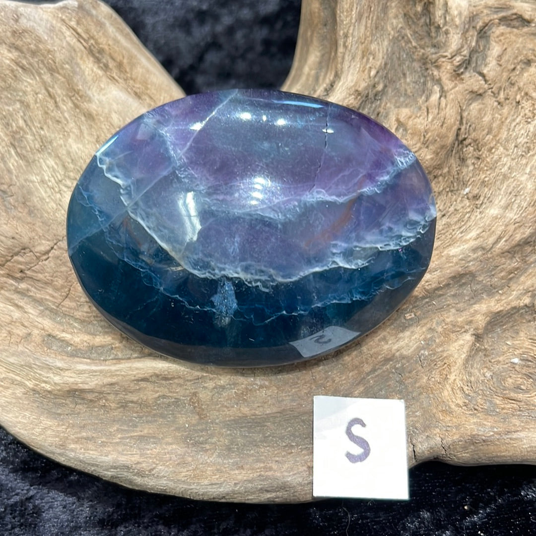 Fluorite Palm Stone