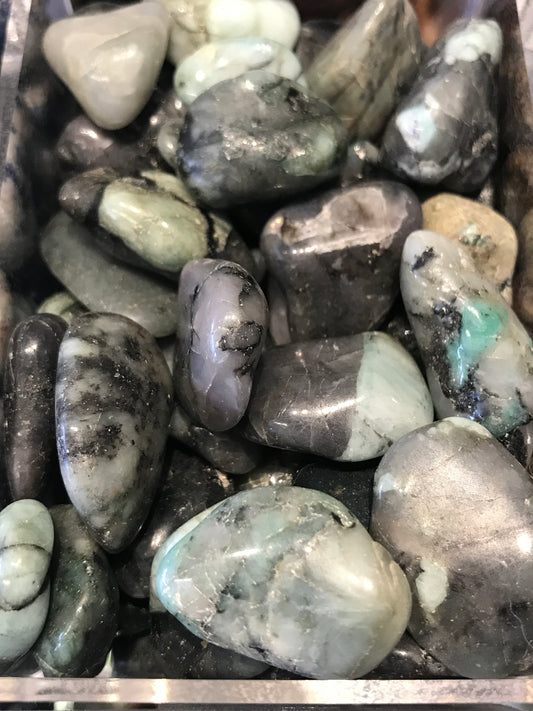 Tumbled Emerald