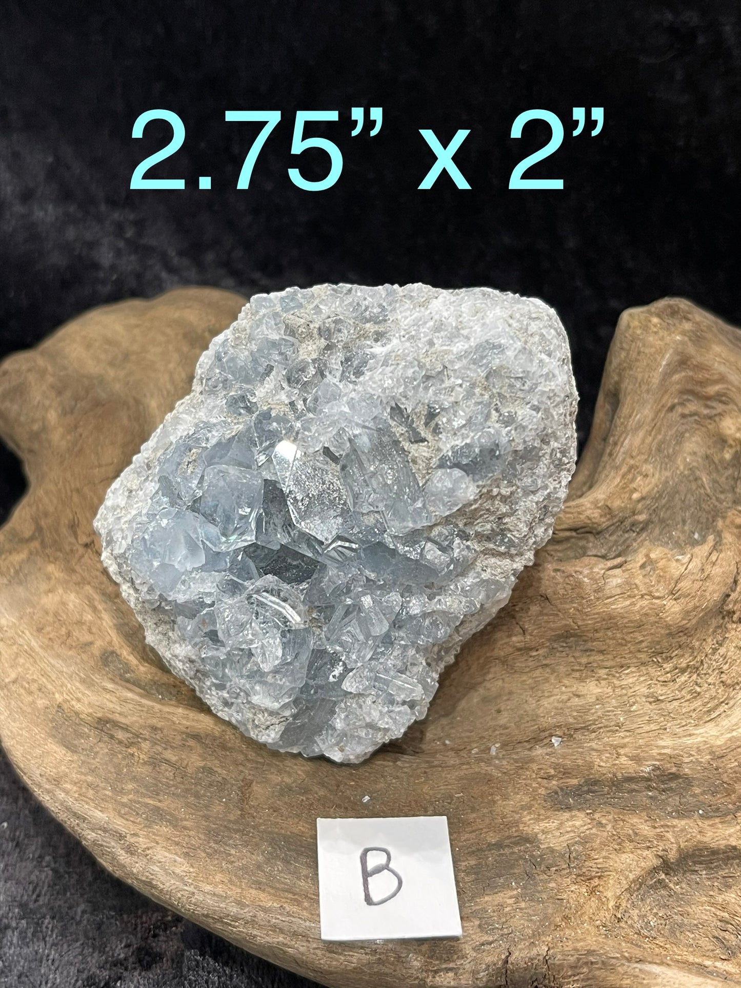 Celestite clusters