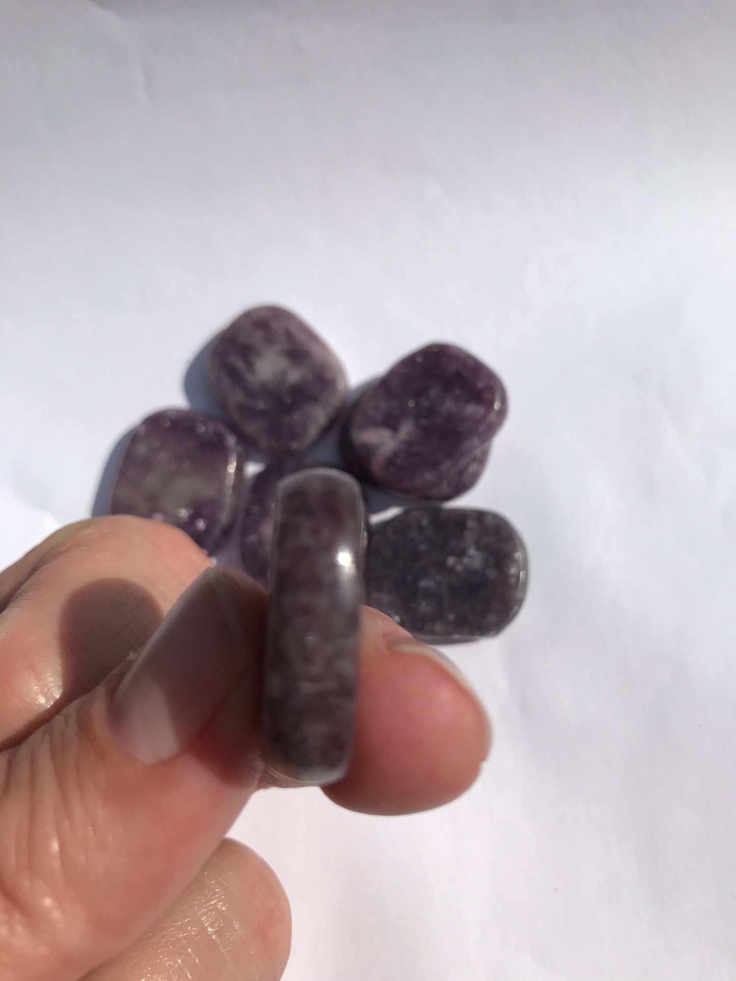 Lepidolite disk small