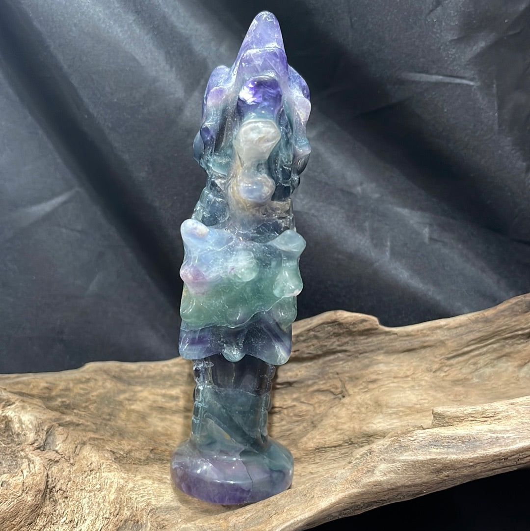 Fluorite seahorse