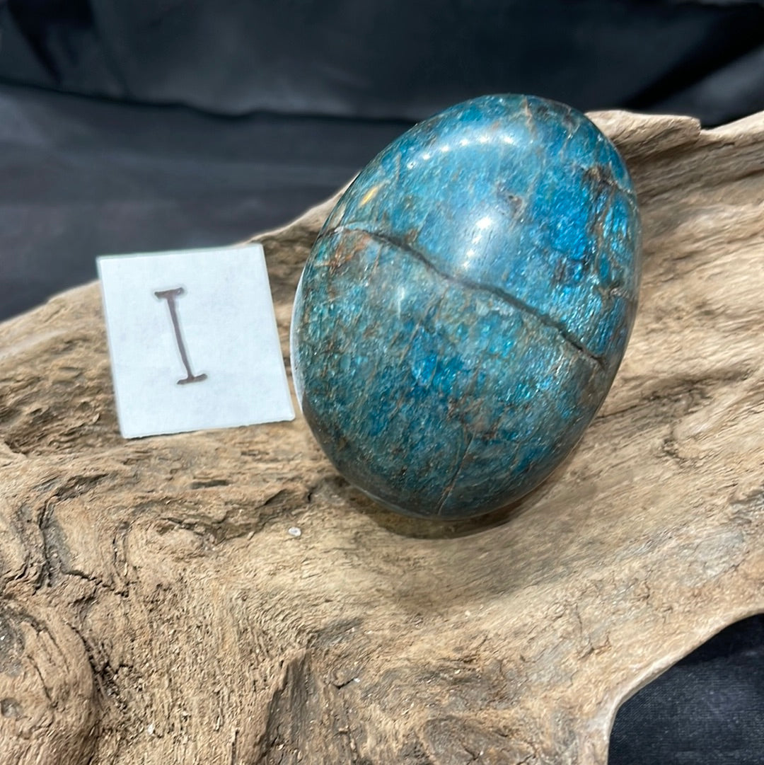 Blue Apatite palm stone